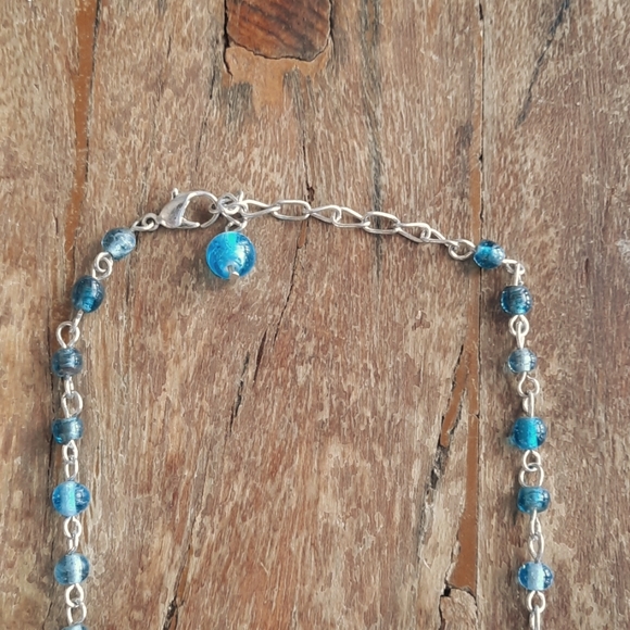 Handmade Glass Bead Necklace - Picture 4 of 7